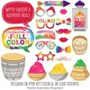 Big Dot of Happiness Holi Hai - Festival of Colors Party Photo Booth Props Kit - 20 Count - 2 of 4