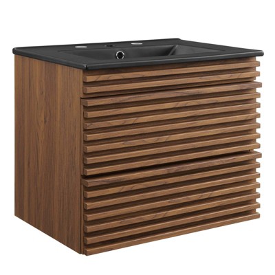 Modway Render 24" Wall-Mount Bathroom Vanity
