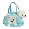 Aurora Small Peek-A-Boo Polar Bear Fancy Pals Fashionable Stuffed Animal Multicolor 7" - 2 of 4