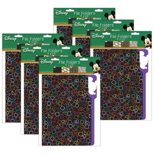 Geo Mickey File Folders, 4 Per Pack, 6 Packs - 1 of 1