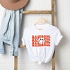 Simply Sage Market Women's Baseball Stacked Smiley Face Short Sleeve Graphic Tee - 3 of 3
