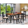 Dining Table Set 7 Piece - Elegant Table & Chairs for Kitchen, Dining Room, Home - Modern Design - 2 of 4