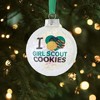 Kurt Adler Girl Scouts of the USA Glass Ball Ornament, Girl Scout Cookies, 3" - 2 of 3