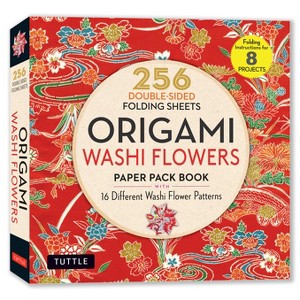 Origami Washi Flowers Paper Pack Book - by  Tuttle Studio (Paperback) - 1 of 1