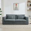 SKRAN Modern 3 Seater Lounge Sofa Upholstered with Compressed Cushions and Detachable Cover,Ergonomic Design Sofa for Living Room,Small Spaces - 2 of 4