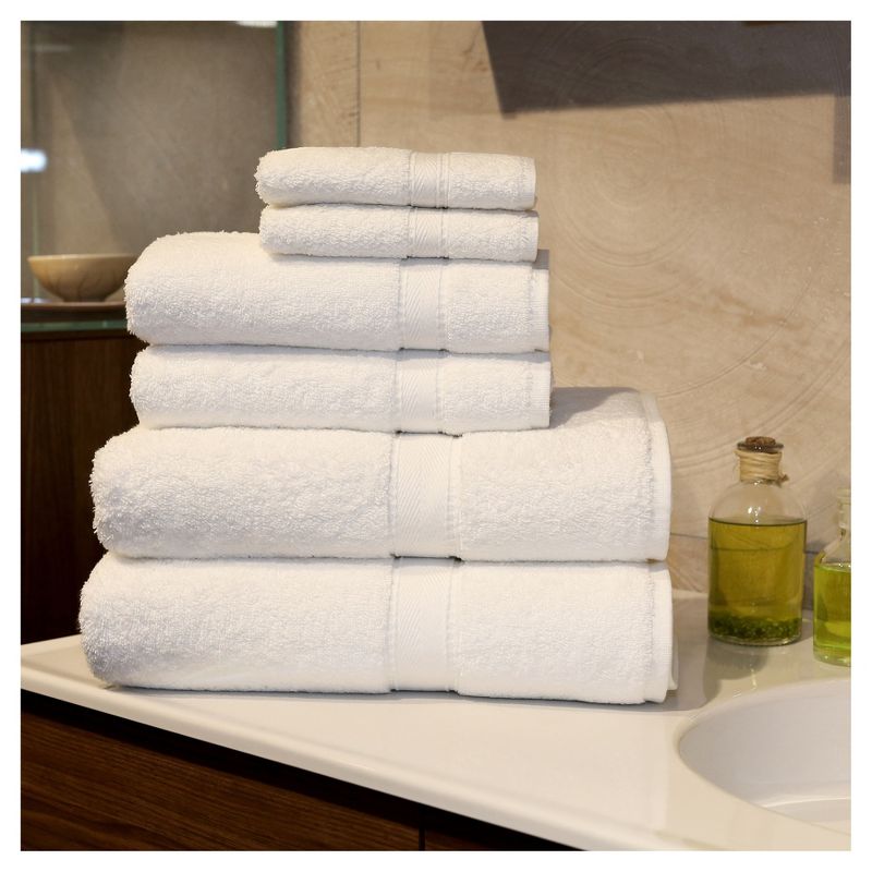 Terry Towel Combination 6pc Set White - Linum Home Textiles, 5 of 6