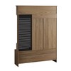 Cesicia Multi-purpose Hall Tree with Bench, Coat Rack, Storage Shelves, and DIY Pegboard,for Hallways, Living Room - 4 of 4