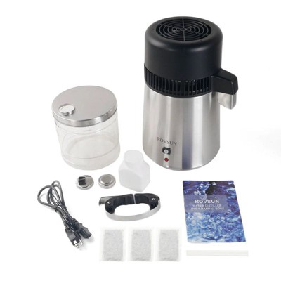 Winado 1.1 Gal 750W 110V Water Distiller Countertop Silver