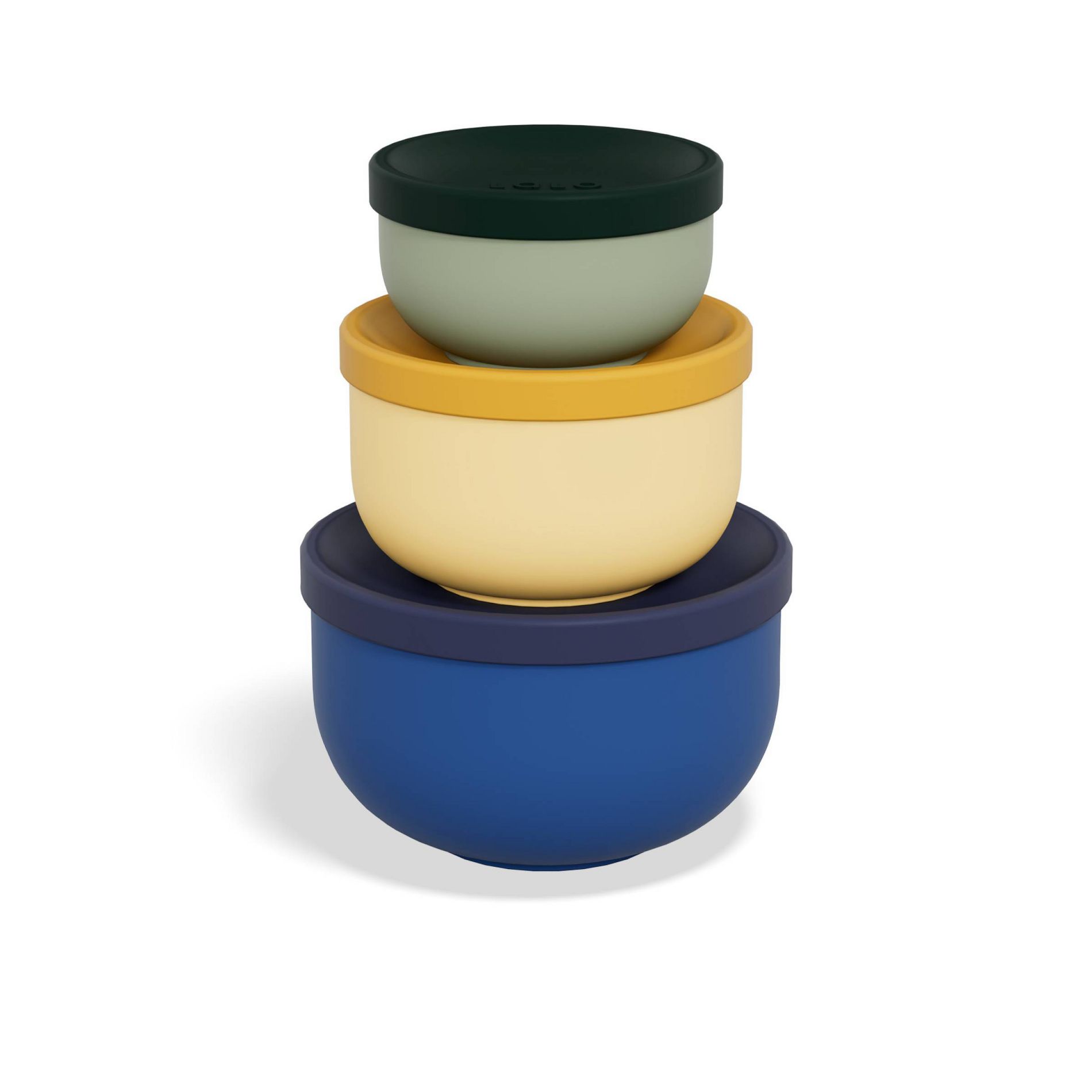 Lalo Stainless Nesting Snack Bowls - 3pk