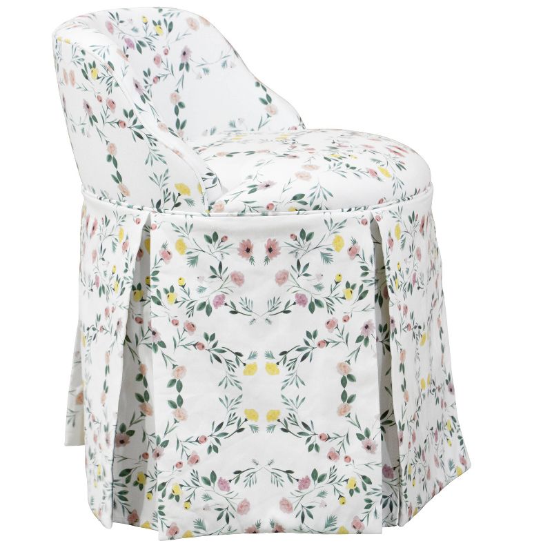 Skyline Furniture Vanity Chair in Kaleidoscope Floral, 4 of 9