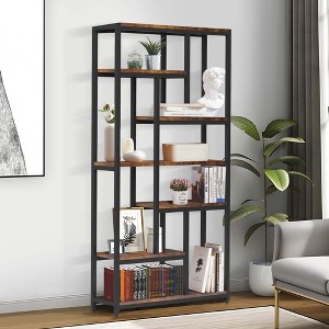 UbMelt Book Shelf,Modern 7 Tier Open Corner Display Bookshelf Floor Standing,Suitable for Living Room,Bedroom - 1 of 4