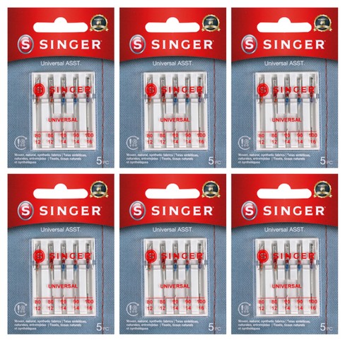 Singer Regular Point Sewing Machine Needles : Target