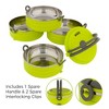 Healthy Human Travel Dog Bowls |Set of 3 Interlocking Bowls - 2 of 4