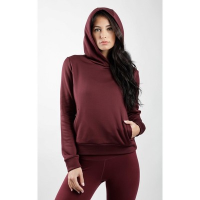 90 Degree by Reflex Women's Active Hooded Pullover - Depop