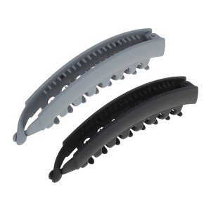 Unique Bargains Women's Fashion Banana Hair Clips 2Pcs - 1 of 4