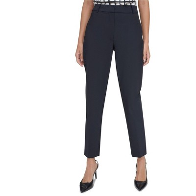 Calvin Klein Womens Straight Leg Casual Trouser Pants