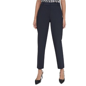 Calvin Klein Womens Straight Leg Casual Trouser Pants - 1 of 1