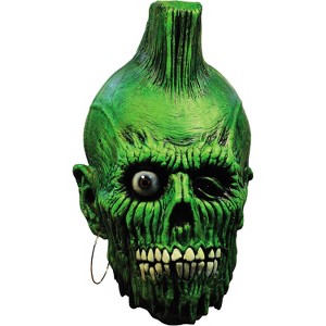 Trick or Treat Studios Adult Mohawk Zombie Costume Mask - 13 in x 13 in x 1 in - Green - 1 of 2