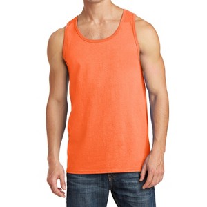 Mafoose Mens Solid Cotton Tank Top Sleeveless Tee Shirt for Sports, Gym, Fitness, Beach - 1 of 4