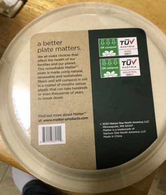 Hefty Compostable Printed Paper Plate 9'' - 30ct : Target