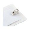 Advantus ID Badge Holders with Clip, Vertical, Clear 3.38" x 4.25" Holder, 3.13" x 3.75" Insert, 50/Pack - 4 of 4
