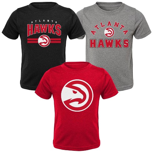 Nba Atlanta Hawks Toddler Boys' 3pk T-shirts : Target