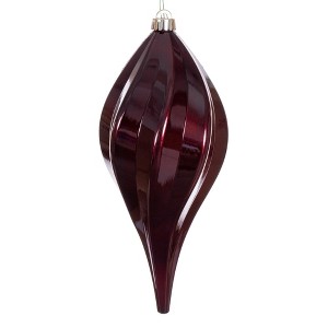 Vickerman UV Candy Swirl Drop Christmas Ornament - 1 of 4