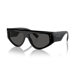 Dolce & Gabbana DG 4461 501/87 Mens Rectangle Sunglasses Black 57mm - 1 of 4
