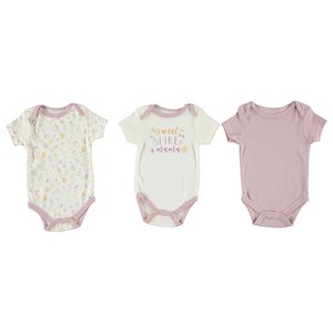 Kyle & Deena Baby Girl bodysuit With Slogan Callout - 1 of 2