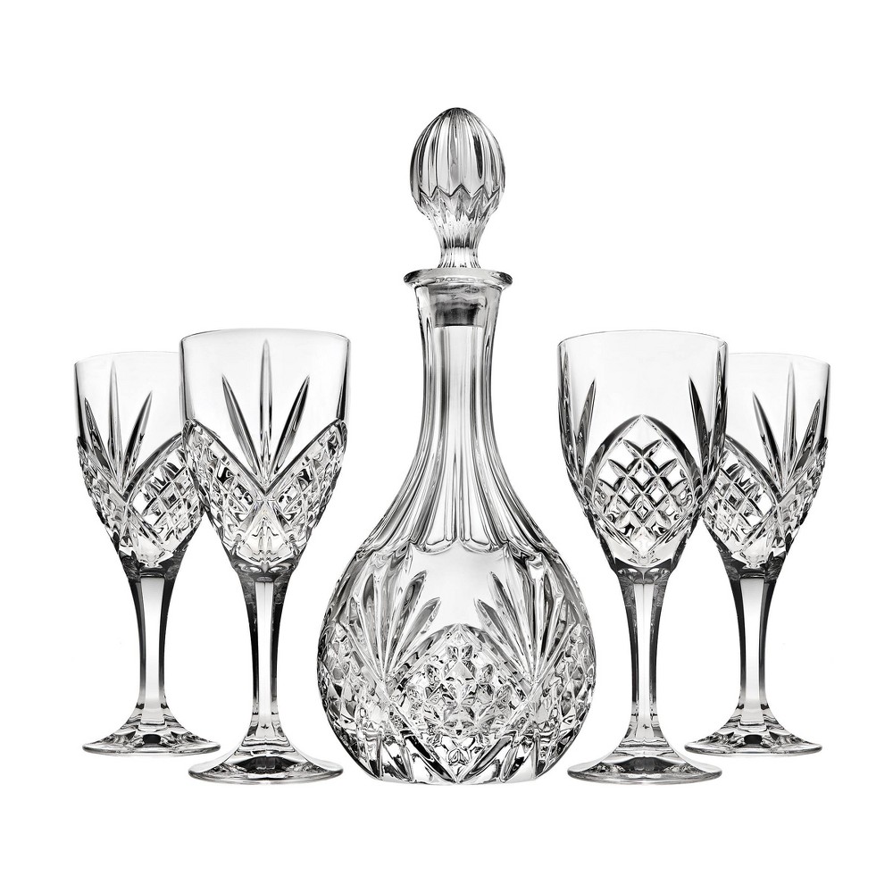 Photos - Glass Godinger Silver 5pc Dublin Crystal Wine Decanter Set