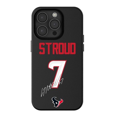 Keyscaper NFL Houston Texans Players Game Tactic MagSafe Compatible Cell Phone Case for Apple iPhone