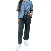 Women's Paneled Stretch Pants - MIOU MUSE - 3 of 4