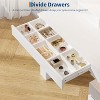 Makeup Vanity Desk with Mirror, Dressing Table with 3 Drawers and 11 Storage Shelves, Large Makeup Vanity Set, for Bedroom Dressing - 4 of 4