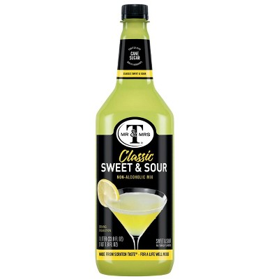 Mr & Mrs T Sweet & Sour Mix, 1 L (Pack of 3)