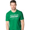 Funny Unicorn Flip T-Shirt - Turn Into a Magical Unicorn Shirt - Crazy Dog Men's T Shirt - 2 of 4
