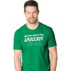 Funny Unicorn Flip T-Shirt - Turn Into a Magical Unicorn Shirt - Crazy Dog Men's T Shirt - image 2 of 4