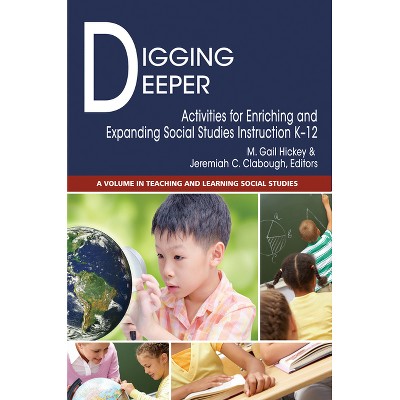 Digging Deeper - (Teaching and Learning Social Studies) by  M Gail Hickey & Jeremiah C Clabough (Paperback)
