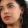 SOHI Women's Antique Silver Party Drop Earrings - 4 of 4