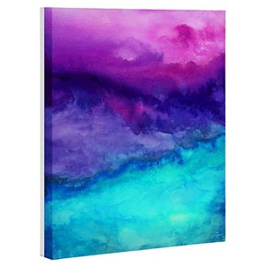 Jacqueline Maldonado The Sound Art Canvas - Deny Designs , Size: 24 x 30, Purple Multicolored
