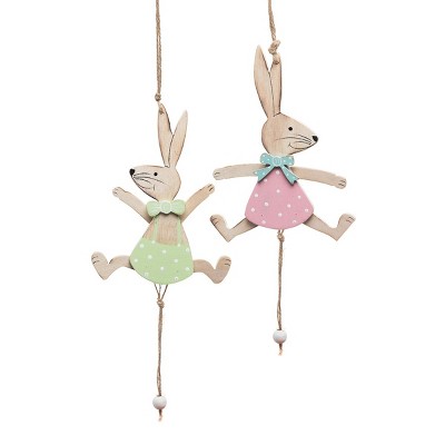 Gallerie II Jumping Spring Easter Bunny Rabbit Ornament Decoration A/2