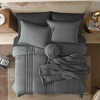BAGOKIE 7 Pieces Bed in a Bag Comforter Set for All Season - 2 of 4