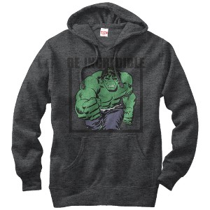 Men's Marvel Hulk Be Incredible Pull Over Hoodie - 1 of 4
