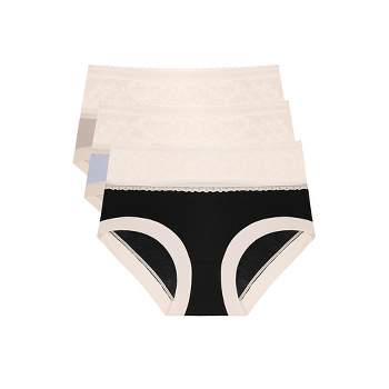 Jockey Womens Elance Breathe Brief - 3 Pack 11 Dewy Lilac/Out Of The  Blue/Garden Traces Blue