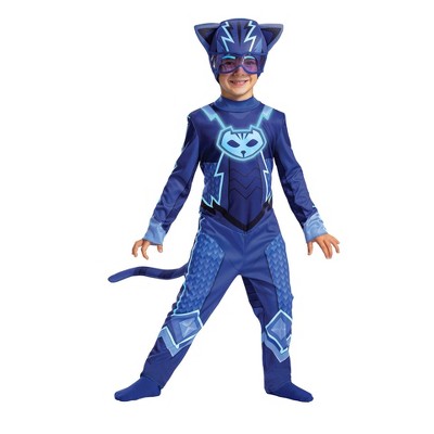 Toddler PJ Masks Catboy Classic Halloween Costume Jumpsuit with Headpiece