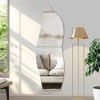 Wooakway 59"H/64"H/71"H Asymmetrical Accent Wall Mirror Novelty Full Length Mirror for Living Room Bedroom Entryway - 2 of 4