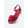 Farella Limited Edition Canvas Espadrille Sandal Wedges - 4 of 4