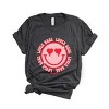 S.W.Smiley Lover Babe Smiley Face - Women's Short Sleeve Graphic T-Shirt - 2 of 4