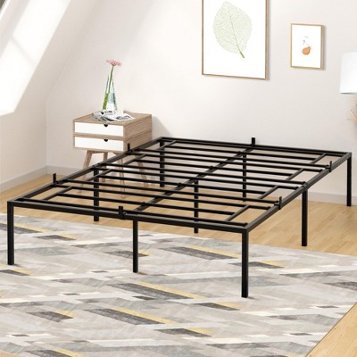 Bed Frame, Heavy Duty Metal Platform Bed, 1000LBS Capacity, Noise-Free, Anti-Sliding Slats