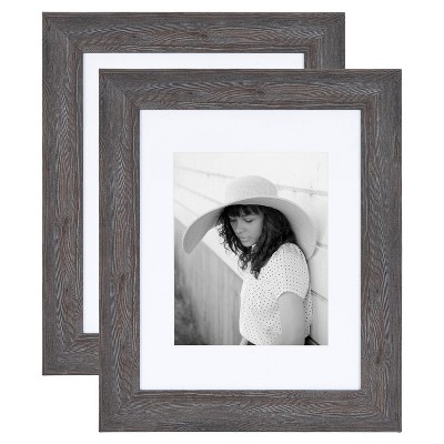 11" x 14" Edson Wall Frame Gray - Kate & Laurel All Things Decor