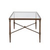 NicBex Modern 44" Rectangle Coffee Table with Tempered Glass Top for Living Room and Bedroom, Clear - 3 of 4